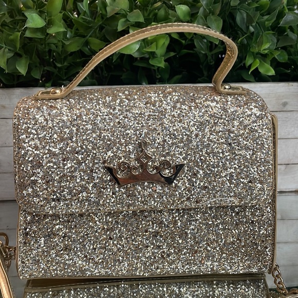 Princess Glitter Girl's Crossbody Purse